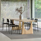 Rectangle Wood Color Dining Table Pinewood Solid Wood Table Modern with Double Pedestal Clearhalo ' dining_table' 'Dining Tables & Seating' 'Dining Tables' 'furn' 'furn_dining_table' 'Furniture' 'furniture_dining_table' 'Kitchen & Dining Furniture' 'kitchen&dining_furn' 'kitchen' 'kitchen_dining_table' 3740032