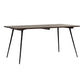 Industrial Rectangle 4-foot Home Furniture Solid Wood Dining Table for Home Black Without Chairs Clearhalo ' dining_table' 'Dining Tables & Seating' 'Dining Tables' 'furn' 'furn_dining_table' 'Furniture' 'furniture_dining_table' 'Kitchen & Dining Furniture' 'kitchen&dining_furn' 'kitchen' 'kitchen_dining_table' 3740041