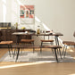 Industrial Rectangle 4-foot Home Furniture Solid Wood Dining Table for Home Clearhalo ' dining_table' 'Dining Tables & Seating' 'Dining Tables' 'furn' 'furn_dining_table' 'Furniture' 'furniture_dining_table' 'Kitchen & Dining Furniture' 'kitchen&dining_furn' 'kitchen' 'kitchen_dining_table' 3740051