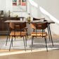 Industrial Rectangle 4-foot Home Furniture Solid Wood Dining Table for Home Clearhalo ' dining_table' 'Dining Tables & Seating' 'Dining Tables' 'furn' 'furn_dining_table' 'Furniture' 'furniture_dining_table' 'Kitchen & Dining Furniture' 'kitchen&dining_furn' 'kitchen' 'kitchen_dining_table' 3740053