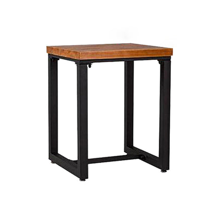 Industrial Dining Room Table Solid Wood Table with Black Trestle Base for Dining Room Without Chairs Clearhalo ' dining_table' 'Dining Tables & Seating' 'Dining Tables' 'furn' 'furn_dining_table' 'Furniture' 'furniture_dining_table' 'Kitchen & Dining Furniture' 'kitchen&dining_furn' 'kitchen' 'kitchen_dining_table' 3740125