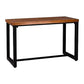 Industrial Dining Room Table Solid Wood Table with Black Trestle Base for Dining Room Without Chairs Clearhalo ' dining_table' 'Dining Tables & Seating' 'Dining Tables' 'furn' 'furn_dining_table' 'Furniture' 'furniture_dining_table' 'Kitchen & Dining Furniture' 'kitchen&dining_furn' 'kitchen' 'kitchen_dining_table' 3740129