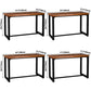 Industrial Dining Room Table Solid Wood Table with Black Trestle Base for Dining Room Clearhalo ' dining_table' 'Dining Tables & Seating' 'Dining Tables' 'furn' 'furn_dining_table' 'Furniture' 'furniture_dining_table' 'Kitchen & Dining Furniture' 'kitchen&dining_furn' 'kitchen' 'kitchen_dining_table' 3740134