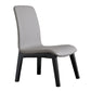 Scandinavian Style Ash Wood Dining Side Chair Solid Back Armless Chair for Home Use Grey 1 Piece Black Clearhalo ' kitchen&dining_furn' 'Dining Chairs' 'Dining Tables & Seating' 'dining_chair' 'furn' 'furn_dining_chair' 'Furniture' 'furniture_dining_chair' 'Kitchen & Dining Furniture' 'kitchen' 3740300