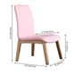 Scandinavian Style Ash Wood Dining Side Chair Solid Back Armless Chair for Home Use Clearhalo ' kitchen&dining_furn' 'Dining Chairs' 'Dining Tables & Seating' 'dining_chair' 'furn' 'furn_dining_chair' 'Furniture' 'furniture_dining_chair' 'Kitchen & Dining Furniture' 'kitchen' 3740305