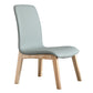 Scandinavian Style Ash Wood Dining Side Chair Solid Back Armless Chair for Home Use Green 1 Piece Natural Wood Clearhalo ' kitchen&dining_furn' 'Dining Chairs' 'Dining Tables & Seating' 'dining_chair' 'furn' 'furn_dining_chair' 'Furniture' 'furniture_dining_chair' 'Kitchen & Dining Furniture' 'kitchen' 3740312
