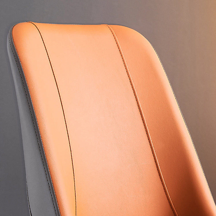 Contemporary Metal Dining Room Chairs Armless Parsons Chair for Home Use Clearhalo ' kitchen&dining_furn' 'Dining Chairs' 'Dining Tables & Seating' 'dining_chair' 'furn' 'furn_dining_chair' 'Furniture' 'furniture_dining_chair' 'Kitchen & Dining Furniture' 'kitchen' 3740360