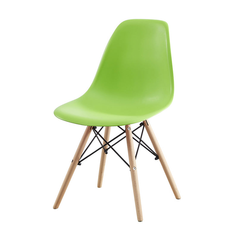 Contemporary Style Beech Wood Chair Solid Back Side Kitchen Dining Chairs Green 1 Piece Clearhalo ' kitchen&dining_furn' 'Dining Chairs' 'Dining Tables & Seating' 'dining_chair' 'Furniture' 'furniture_dining_chair' 'Kitchen & Dining Furniture' 'kitchen' 3740375
