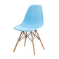 Contemporary Style Beech Wood Chair Solid Back Side Kitchen Dining Chairs Blue 1 Piece Clearhalo ' kitchen&dining_furn' 'Dining Chairs' 'Dining Tables & Seating' 'dining_chair' 'Furniture' 'furniture_dining_chair' 'Kitchen & Dining Furniture' 'kitchen' 3740381