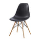 Contemporary Style Beech Wood Chair Solid Back Side Kitchen Dining Chairs Black 1 Piece Clearhalo ' kitchen&dining_furn' 'Dining Chairs' 'Dining Tables & Seating' 'dining_chair' 'Furniture' 'furniture_dining_chair' 'Kitchen & Dining Furniture' 'kitchen' 3740387