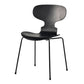 Industrial Style Metal Legs Dining Chairs Solid Back Armless Chairs for Home Black 1 Piece Black Clearhalo ' kitchen&dining_furn' 'Dining Chairs' 'Dining Tables & Seating' 'dining_chair' 'furn' 'furn_dining_chair' 'Furniture' 'furniture_dining_chair' 'Kitchen & Dining Furniture' 'kitchen' 3740463
