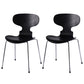 Industrial Style Metal Legs Dining Chairs Solid Back Armless Chairs for Home Black 2 Piece Set Silver Clearhalo ' kitchen&dining_furn' 'Dining Chairs' 'Dining Tables & Seating' 'dining_chair' 'furn' 'furn_dining_chair' 'Furniture' 'furniture_dining_chair' 'Kitchen & Dining Furniture' 'kitchen' 3740470