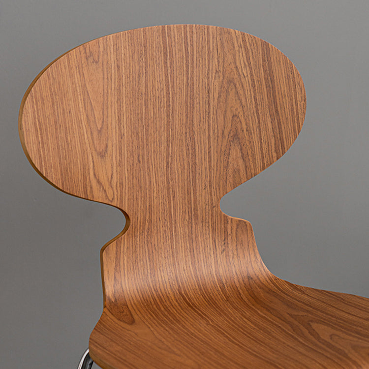 Industrial Style Metal Legs Dining Chairs Solid Back Armless Chairs for Home Clearhalo ' kitchen&dining_furn' 'Dining Chairs' 'Dining Tables & Seating' 'dining_chair' 'furn' 'furn_dining_chair' 'Furniture' 'furniture_dining_chair' 'Kitchen & Dining Furniture' 'kitchen' 3740475