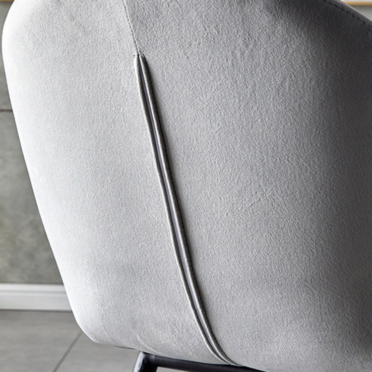 Home Scandinavian Side Chair Wingback Metal Upholstered Dining Room Chair Clearhalo ' kitchen&dining_furn' 'Dining Chairs' 'Dining Tables & Seating' 'dining_chair' 'furn' 'furn_dining_chair' 'Furniture' 'furniture_dining_chair' 'Kitchen & Dining Furniture' 'kitchen' 3740514