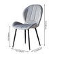Home Scandinavian Side Chair Wingback Metal Upholstered Dining Room Chair Clearhalo ' kitchen&dining_furn' 'Dining Chairs' 'Dining Tables & Seating' 'dining_chair' 'furn' 'furn_dining_chair' 'Furniture' 'furniture_dining_chair' 'Kitchen & Dining Furniture' 'kitchen' 3740516