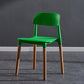 Contemporary Style Plastic Dining Chair Open Back Dining Side Chair for Kitchen Green 1 Piece Clearhalo ' kitchen&dining_furn' 'Dining Chairs' 'Dining Tables & Seating' 'dining_chair' 'furn' 'furn_dining_chair' 'Furniture' 'furniture_dining_chair' 'Kitchen & Dining Furniture' 'kitchen' 3740537
