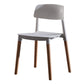 Contemporary Style Plastic Dining Chair Open Back Dining Side Chair for Kitchen Clearhalo ' kitchen&dining_furn' 'Dining Chairs' 'Dining Tables & Seating' 'dining_chair' 'furn' 'furn_dining_chair' 'Furniture' 'furniture_dining_chair' 'Kitchen & Dining Furniture' 'kitchen' 3740540
