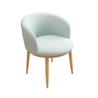 Home Contemporary Arm Chair Parsons Back Metal Upholstered Dining Room Chair Lake Blue 1 Piece Clearhalo ' kitchen&dining_furn' 'Dining Chairs' 'Dining Tables & Seating' 'dining_chair' 'furn' 'furn_dining_chair' 'Furniture' 'furniture_dining_chair' 'Kitchen & Dining Furniture' 'kitchen' 3740637