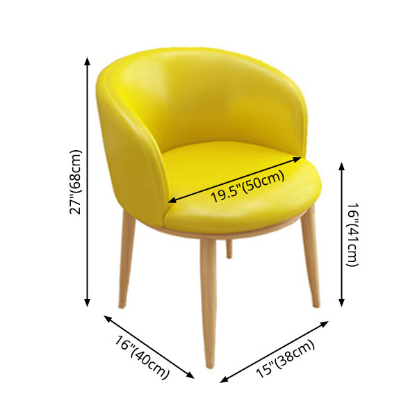 Home Contemporary Arm Chair Parsons Back Metal Upholstered Dining Room Chair Clearhalo ' kitchen&dining_furn' 'Dining Chairs' 'Dining Tables & Seating' 'dining_chair' 'furn' 'furn_dining_chair' 'Furniture' 'furniture_dining_chair' 'Kitchen & Dining Furniture' 'kitchen' 3740641