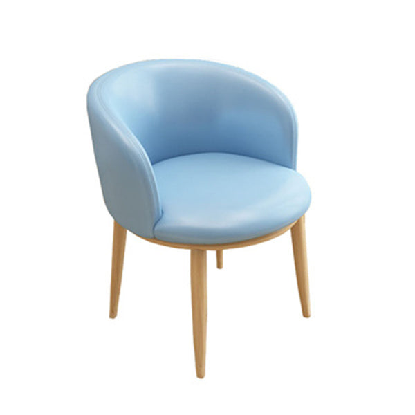 Home Contemporary Arm Chair Parsons Back Metal Upholstered Dining Room Chair Sky Blue 1 Piece Clearhalo ' kitchen&dining_furn' 'Dining Chairs' 'Dining Tables & Seating' 'dining_chair' 'furn' 'furn_dining_chair' 'Furniture' 'furniture_dining_chair' 'Kitchen & Dining Furniture' 'kitchen' 3740642