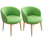 Home Contemporary Arm Chair Parsons Back Metal Upholstered Dining Room Chair Green 2 Piece Set Clearhalo ' kitchen&dining_furn' 'Dining Chairs' 'Dining Tables & Seating' 'dining_chair' 'furn' 'furn_dining_chair' 'Furniture' 'furniture_dining_chair' 'Kitchen & Dining Furniture' 'kitchen' 3740652