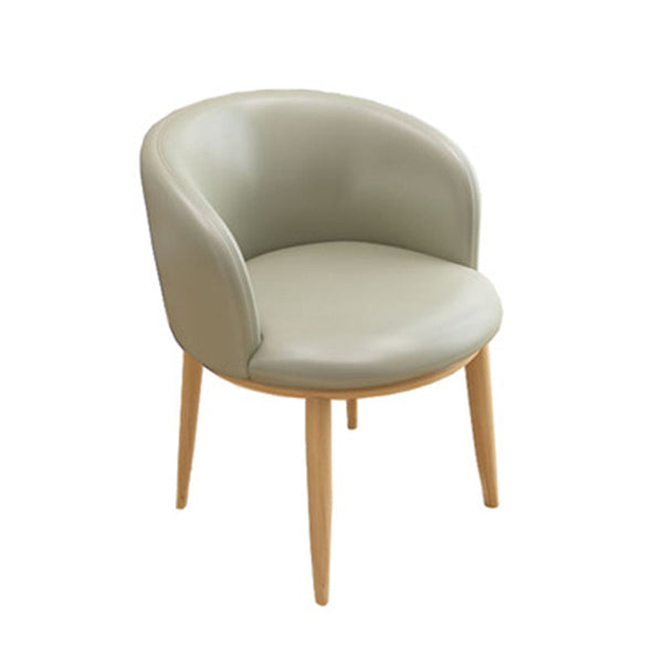 Home Contemporary Arm Chair Parsons Back Metal Upholstered Dining Room Chair Light Gray 1 Piece Clearhalo ' kitchen&dining_furn' 'Dining Chairs' 'Dining Tables & Seating' 'dining_chair' 'furn' 'furn_dining_chair' 'Furniture' 'furniture_dining_chair' 'Kitchen & Dining Furniture' 'kitchen' 3740654