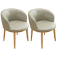 Home Contemporary Arm Chair Parsons Back Metal Upholstered Dining Room Chair Light Gray 2 Piece Set Clearhalo ' kitchen&dining_furn' 'Dining Chairs' 'Dining Tables & Seating' 'dining_chair' 'furn' 'furn_dining_chair' 'Furniture' 'furniture_dining_chair' 'Kitchen & Dining Furniture' 'kitchen' 3740655