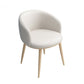 Home Contemporary Arm Chair Parsons Back Metal Upholstered Dining Room Chair Off-White 1 Piece Clearhalo ' kitchen&dining_furn' 'Dining Chairs' 'Dining Tables & Seating' 'dining_chair' 'furn' 'furn_dining_chair' 'Furniture' 'furniture_dining_chair' 'Kitchen & Dining Furniture' 'kitchen' 3740657