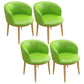 Home Contemporary Arm Chair Parsons Back Metal Upholstered Dining Room Chair Fruit Green 4 Piece Set Clearhalo ' kitchen&dining_furn' 'Dining Chairs' 'Dining Tables & Seating' 'dining_chair' 'furn' 'furn_dining_chair' 'Furniture' 'furniture_dining_chair' 'Kitchen & Dining Furniture' 'kitchen' 3740669