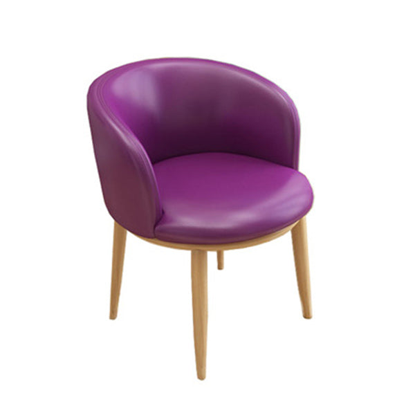 Home Contemporary Arm Chair Parsons Back Metal Upholstered Dining Room Chair Purple 1 Piece Clearhalo ' kitchen&dining_furn' 'Dining Chairs' 'Dining Tables & Seating' 'dining_chair' 'furn' 'furn_dining_chair' 'Furniture' 'furniture_dining_chair' 'Kitchen & Dining Furniture' 'kitchen' 3740672