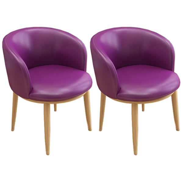 Home Contemporary Arm Chair Parsons Back Metal Upholstered Dining Room Chair Purple 2 Piece Set Clearhalo ' kitchen&dining_furn' 'Dining Chairs' 'Dining Tables & Seating' 'dining_chair' 'furn' 'furn_dining_chair' 'Furniture' 'furniture_dining_chair' 'Kitchen & Dining Furniture' 'kitchen' 3740673