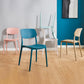 Home Scandinavian Side Chair Stackable Open Back Plastic Dining Room Chair Clearhalo ' kitchen&dining_furn' 'Dining Chairs' 'Dining Tables & Seating' 'dining_chair' 'furn' 'furn_dining_chair' 'Furniture' 'furniture_dining_chair' 'Kitchen & Dining Furniture' 'kitchen' 3740722