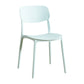 Home Scandinavian Side Chair Stackable Open Back Plastic Dining Room Chair Clearhalo ' kitchen&dining_furn' 'Dining Chairs' 'Dining Tables & Seating' 'dining_chair' 'furn' 'furn_dining_chair' 'Furniture' 'furniture_dining_chair' 'Kitchen & Dining Furniture' 'kitchen' 3740731