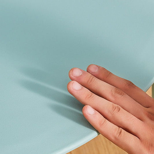 Home Scandinavian Side Chair Stackable Open Back Plastic Dining Room Chair Clearhalo ' kitchen&dining_furn' 'Dining Chairs' 'Dining Tables & Seating' 'dining_chair' 'furn' 'furn_dining_chair' 'Furniture' 'furniture_dining_chair' 'Kitchen & Dining Furniture' 'kitchen' 3740734