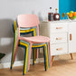 Home Scandinavian Side Chair Stackable Open Back Plastic Dining Room Chair Clearhalo ' kitchen&dining_furn' 'Dining Chairs' 'Dining Tables & Seating' 'dining_chair' 'furn' 'furn_dining_chair' 'Furniture' 'furniture_dining_chair' 'Kitchen & Dining Furniture' 'kitchen' 3740742