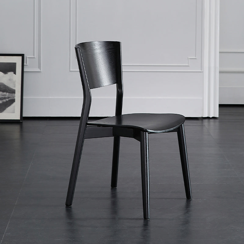 Modern Kitchen Wooden Dining Chair Open Back Dining Side Armless Chair Clearhalo ' kitchen&dining_furn' 'Dining Chairs' 'Dining Tables & Seating' 'dining_chair' 'furn' 'furn_dining_chair' 'Furniture' 'furniture_dining_chair' 'Kitchen & Dining Furniture' 'kitchen' 3740766