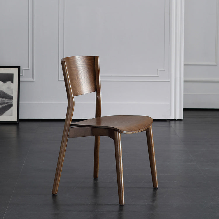 Modern Kitchen Wooden Dining Chair Open Back Dining Side Armless Chair Clearhalo ' kitchen&dining_furn' 'Dining Chairs' 'Dining Tables & Seating' 'dining_chair' 'furn' 'furn_dining_chair' 'Furniture' 'furniture_dining_chair' 'Kitchen & Dining Furniture' 'kitchen' 3740768