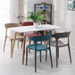 Home Stackable Contemporary Arm Chair Open Back Plastic Dining Room Chair Clearhalo ' kitchen&dining_furn' 'Dining Chairs' 'Dining Tables & Seating' 'dining_chair' 'furn' 'furn_dining_chair' 'Furniture' 'furniture_dining_chair' 'Kitchen & Dining Furniture' 'kitchen' 3740777