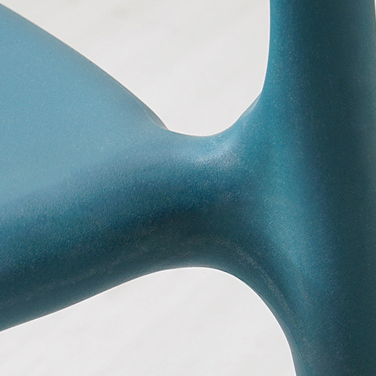 Home Stackable Contemporary Arm Chair Open Back Plastic Dining Room Chair Clearhalo ' kitchen&dining_furn' 'Dining Chairs' 'Dining Tables & Seating' 'dining_chair' 'furn' 'furn_dining_chair' 'Furniture' 'furniture_dining_chair' 'Kitchen & Dining Furniture' 'kitchen' 3740792