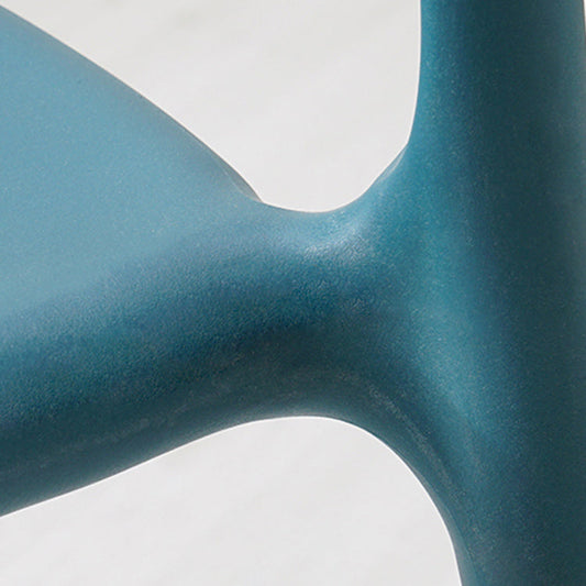 Home Stackable Contemporary Arm Chair Open Back Plastic Dining Room Chair Clearhalo ' kitchen&dining_furn' 'Dining Chairs' 'Dining Tables & Seating' 'dining_chair' 'furn' 'furn_dining_chair' 'Furniture' 'furniture_dining_chair' 'Kitchen & Dining Furniture' 'kitchen' 3740792