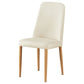Scandinavian Home Side Chair Upholstered Solid Back Metal Dining Room Chair Clearhalo ' kitchen&dining_furn' 'Dining Chairs' 'Dining Tables & Seating' 'dining_chair' 'furn' 'furn_dining_chair' 'Furniture' 'furniture_dining_chair' 'Kitchen & Dining Furniture' 'kitchen' 3740830