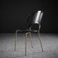 Nordic Style Metal Armless Dining Chairs Open Back Dining Side Chair for Home Use Black 1 Piece Brass Gold Clearhalo ' kitchen&dining_furn' 'Dining Chairs' 'Dining Tables & Seating' 'dining_chair' 'furn' 'furn_dining_chair' 'Furniture' 'furniture_dining_chair' 'Kitchen & Dining Furniture' 'kitchen' 3740973