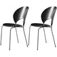 Nordic Style Metal Armless Dining Chairs Open Back Dining Side Chair for Home Use Black 2 Piece Set Silver Clearhalo ' kitchen&dining_furn' 'Dining Chairs' 'Dining Tables & Seating' 'dining_chair' 'furn' 'furn_dining_chair' 'Furniture' 'furniture_dining_chair' 'Kitchen & Dining Furniture' 'kitchen' 3740990