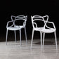 Scandinavian Plastic Dining Arm Chair Indoor Stackable Dining Armchairs Clearhalo ' kitchen&dining_furn' 'Dining Chairs' 'Dining Tables & Seating' 'dining_chair' 'furn' 'furn_dining_chair' 'Furniture' 'furniture_dining_chair' 'Kitchen & Dining Furniture' 'kitchen' 3741008