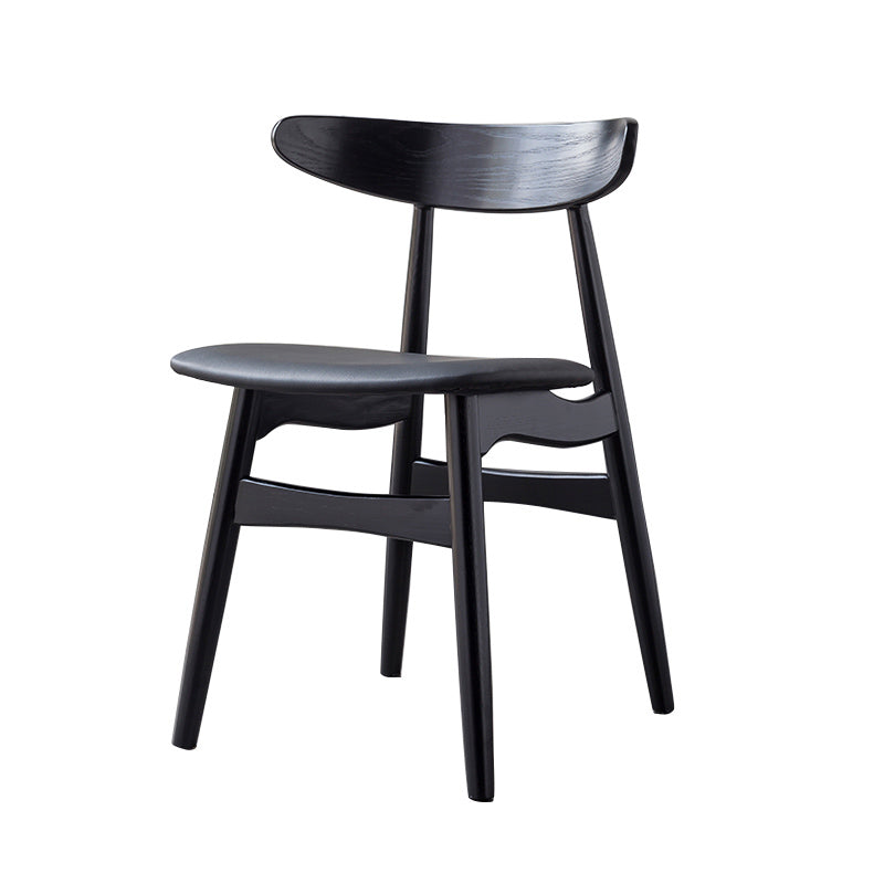 Contemporary Solid Wood Dining Room Chairs Armless Open Back Dining Side Chair for Home Use Clearhalo ' kitchen&dining_furn' 'Dining Chairs' 'Dining Tables & Seating' 'dining_chair' 'furn' 'furn_dining_chair' 'Furniture' 'furniture_dining_chair' 'Kitchen & Dining Furniture' 'kitchen' 3741048