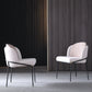 Contemporary Metal Dining Room Chairs Armless Upholstered Side Chairs for Home Use Clearhalo ' kitchen&dining_furn' 'Dining Chairs' 'Dining Tables & Seating' 'dining_chair' 'furn' 'furn_dining_chair' 'Furniture' 'furniture_dining_chair' 'Kitchen & Dining Furniture' 'kitchen' 3741104