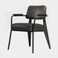 Contemporary Metal Dining Room Chairs Open Back Dining Side Armchair for Home Use Black 1 Piece Clearhalo ' kitchen&dining_furn' 'Dining Chairs' 'Dining Tables & Seating' 'dining_chair' 'Furniture' 'furniture_dining_chair' 'Kitchen & Dining Furniture' 'kitchen' 3741119