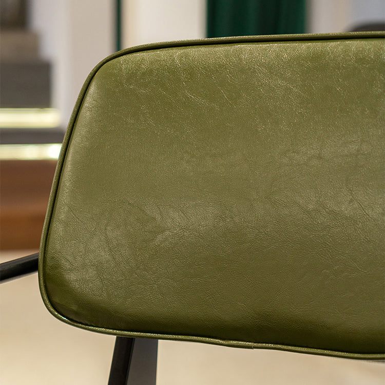 Contemporary Metal Dining Room Chairs Open Back Dining Side Armchair for Home Use Clearhalo ' kitchen&dining_furn' 'Dining Chairs' 'Dining Tables & Seating' 'dining_chair' 'Furniture' 'furniture_dining_chair' 'Kitchen & Dining Furniture' 'kitchen' 3741123