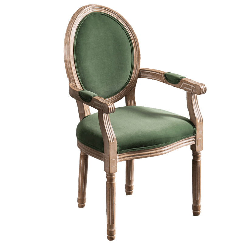 Country Style Solid Wood Dining Room Armchair King Louis Back Side Chair Clearhalo ' kitchen&dining_furn' 'Dining Chairs' 'Dining Tables & Seating' 'dining_chair' 'furn' 'furn_dining_chair' 'Furniture' 'furniture_dining_chair' 'Kitchen & Dining Furniture' 'kitchen' 3741165