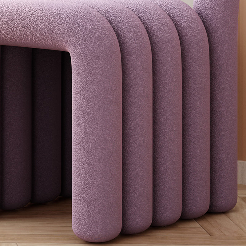 Velvet Designer Style Living Room Side Chair Open Back Dining Side Chair Clearhalo ' kitchen&dining_furn' 'Dining Chairs' 'Dining Tables & Seating' 'dining_chair' 'furn' 'furn_dining_chair' 'Furniture' 'furniture_dining_chair' 'Kitchen & Dining Furniture' 'kitchen' 3741221